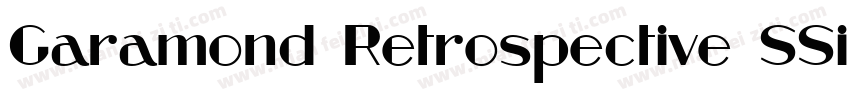 Garamond Retrospective SSi Bold字体转换